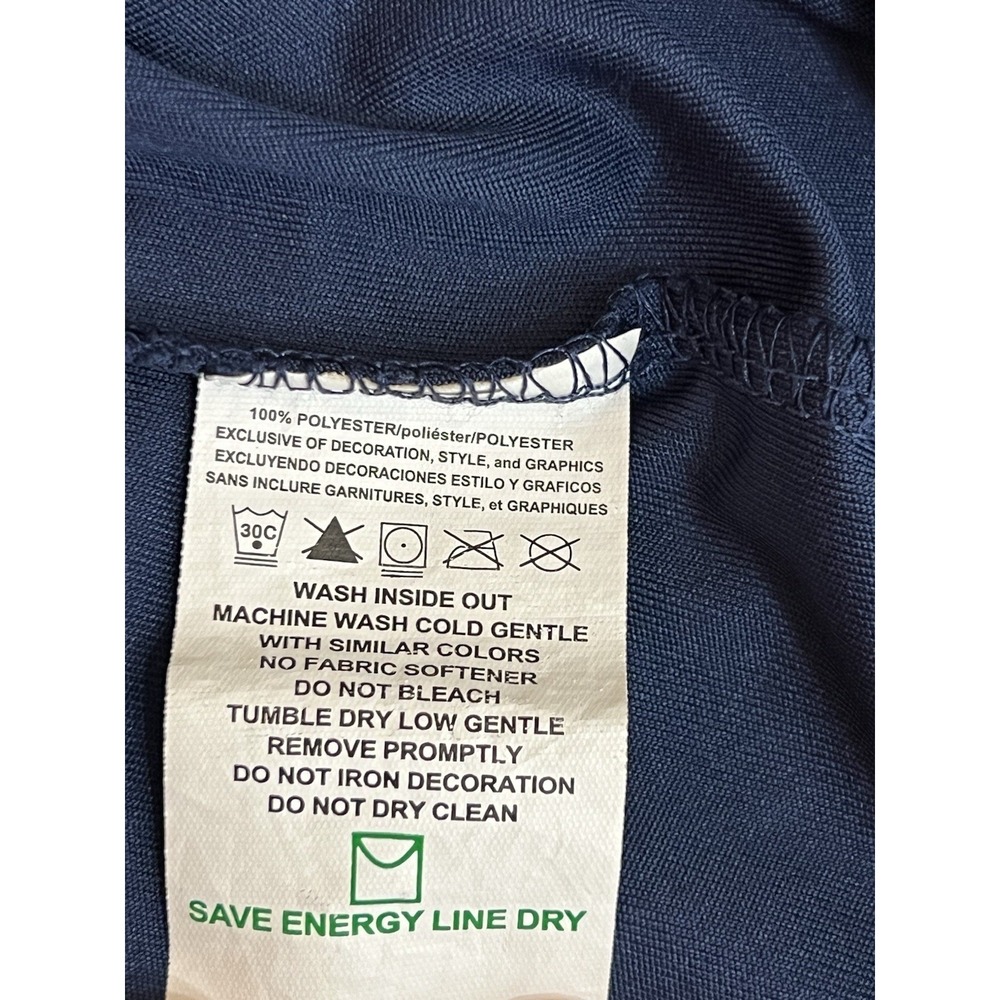 Seattle Seahawks Fanatics Polo Shirt Mens Large Blue Green Colorblock TX3 Cool - Picture 5 of 7